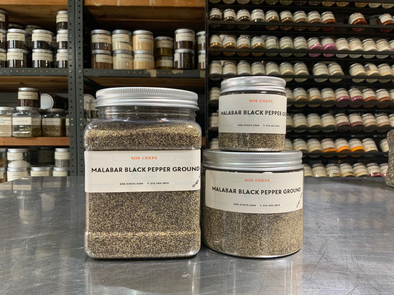 Malabar Black Peppercorn, Ground fine